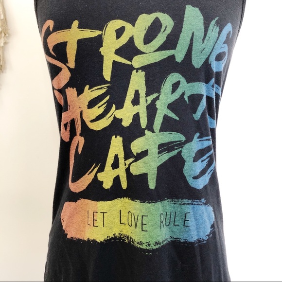 Black & Rainbow Racerback Tank - Picture 4 of 7